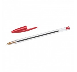 BOLIGRAFO BIC CRISTAL MEDIUM ROJO (X1)